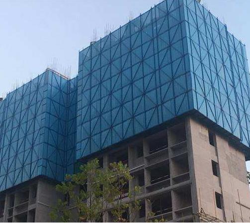 建筑爬架网图片