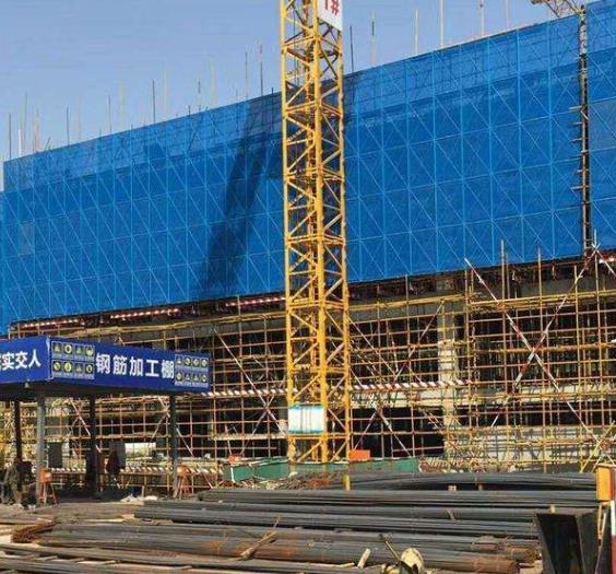 建筑爬架网片图片